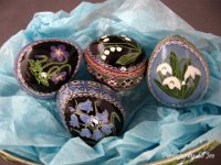 Quail Pysanky Ukrainian Easter Egg by So Jeo : Pysanky pysanka ukrainian easter egg batik art ukraine sojeo bluebells