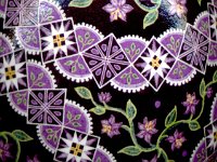 Magenta Circles Ukrainian Easter Egg Pysanky By So Jeo : pysanky pysanka ukrainian ukraine easter egg batik art shell floral flowers leaves vines stars diamonds blooms birds peach pink magenta blue purple green yellow gold sojeo