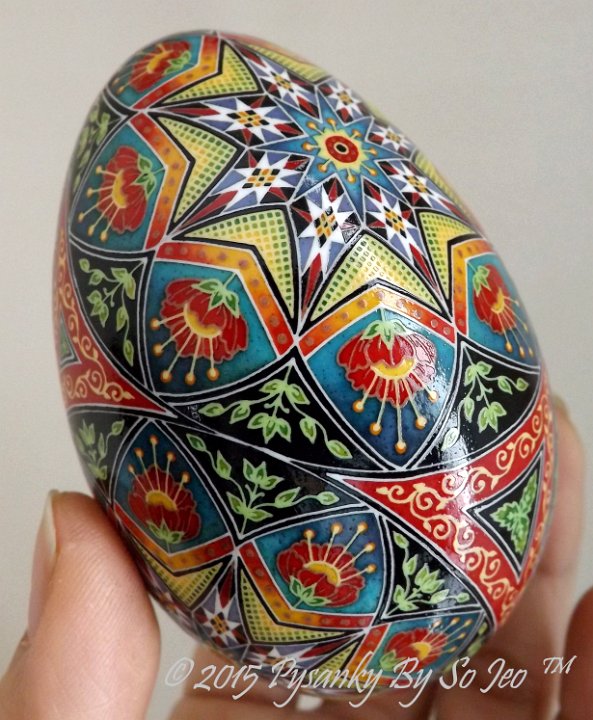 Over The Rainbow Ukrainian Easter Egg Pysanky By So Jeo