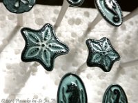 Starfish Etched Emu Egg Pysanky Jewelry by So Jeo                 https://www.etsy.com/ca/listing/201774292 : pysanky etched emu emerald green egg acid etch jewelry jewellery handmade artisan Pysanky by So Jeo