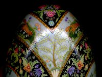 Elysium Ukrainian Style Batik Easter Egg Pysanky by So Jeo  Elysium Ukrainian Style Batik Easter Egg Pysanky by So Jeo  This design is based (with permission), on the most incredible Miniature Knotted Rug created by the wonderfully talented artist  Teresa Layman        google_ad_client = "ca-pub-5949678472174861"; /* Gallery Photo Small */ google_ad_slot = "5716546039"; google_ad_width = 320; google_ad_height = 50; //-->    src="//pagead2.googlesyndication.com/pagead/show_ads.js"> : pysanky Pysanka Ukrainian Easter rug Elysium greek mythology underworld birds, rabbits, deer, lion, animals, garden, woods, trees, flowers, earth, sky, vines, egg batik art sojeo leblond artist persian iran iranian carpet rug textile wall hanging designs design garden adularia blue moonstone kerman stars isfahan esfahan kashan bazaar khorassan nowruz blessing paradise persian orange prayers royal tree of life hossainabad